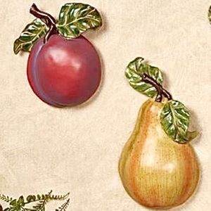 3 piece set of luscious fruit themed wall decor from touch of class
